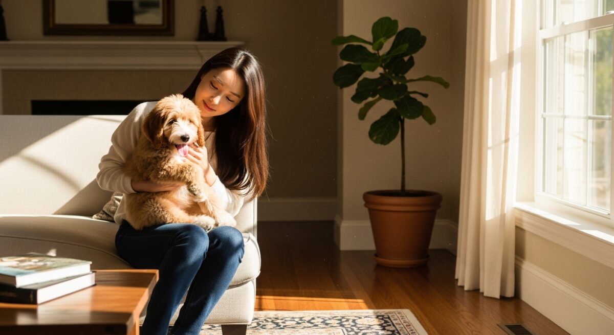 강아지파양을 고민하는 보호자와 반려견의 정서적 교감