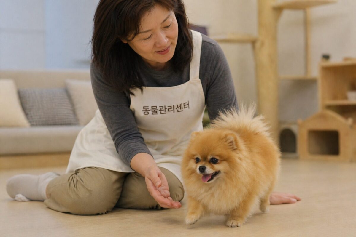 부천강아지파양 동물관리센터 철장 없는 자유로운 실내 환경 강아지