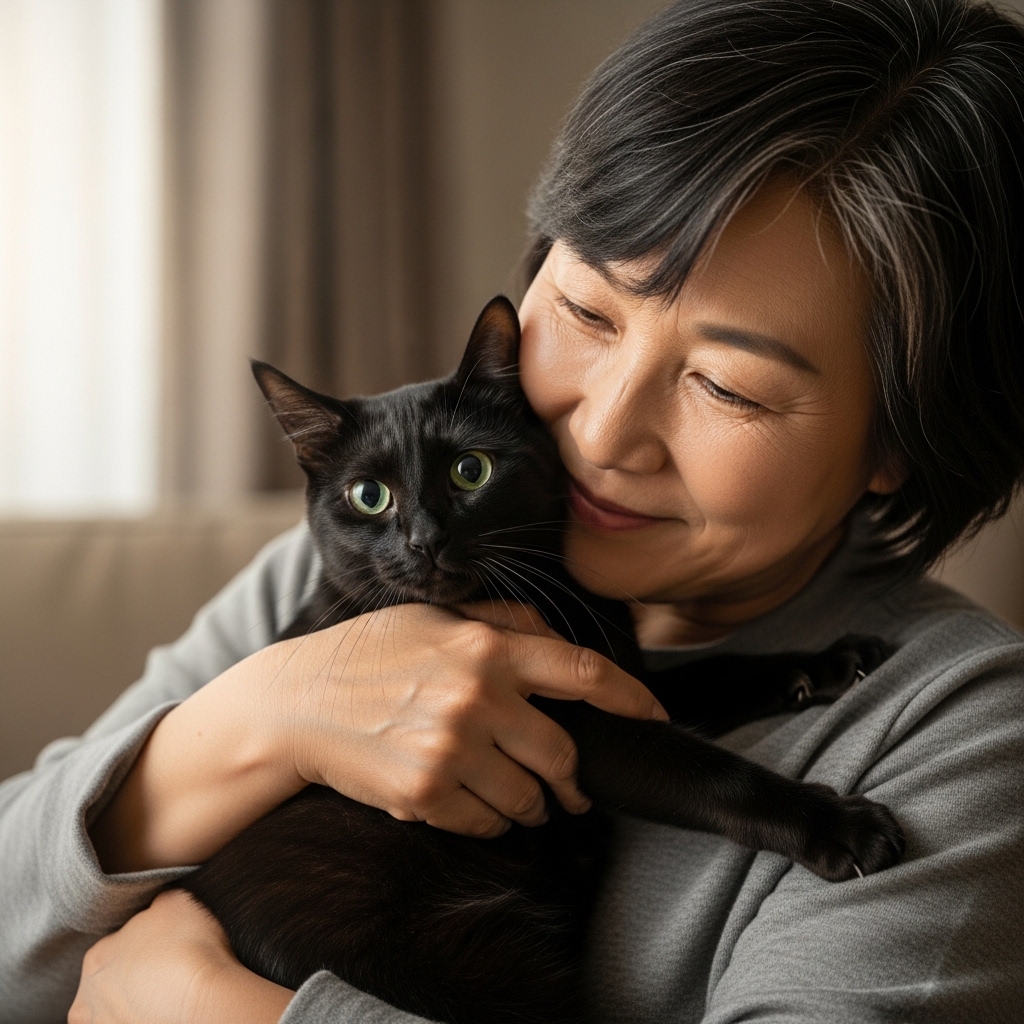 수원고양이파양 동물관리센터 검정 고양이 까망이 입소