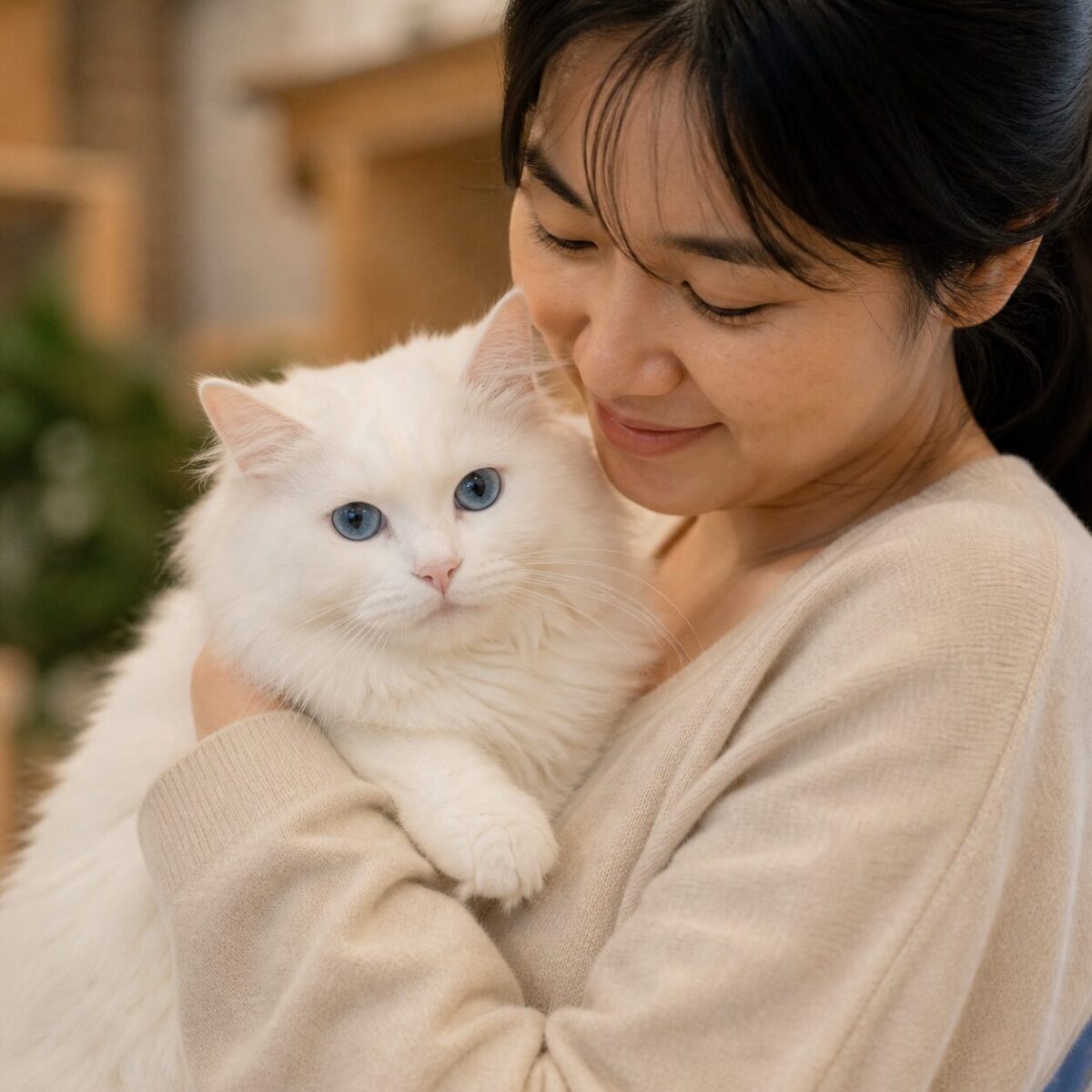 안성고양이파양 동물관리센터 터키시앙고라 모카 입소