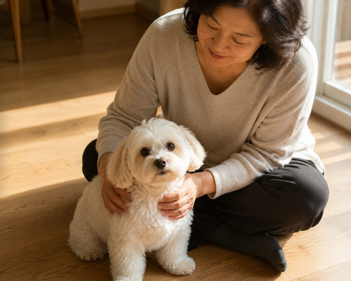 여주강아지파양 동물관리센터 믹스견 하양이 입소