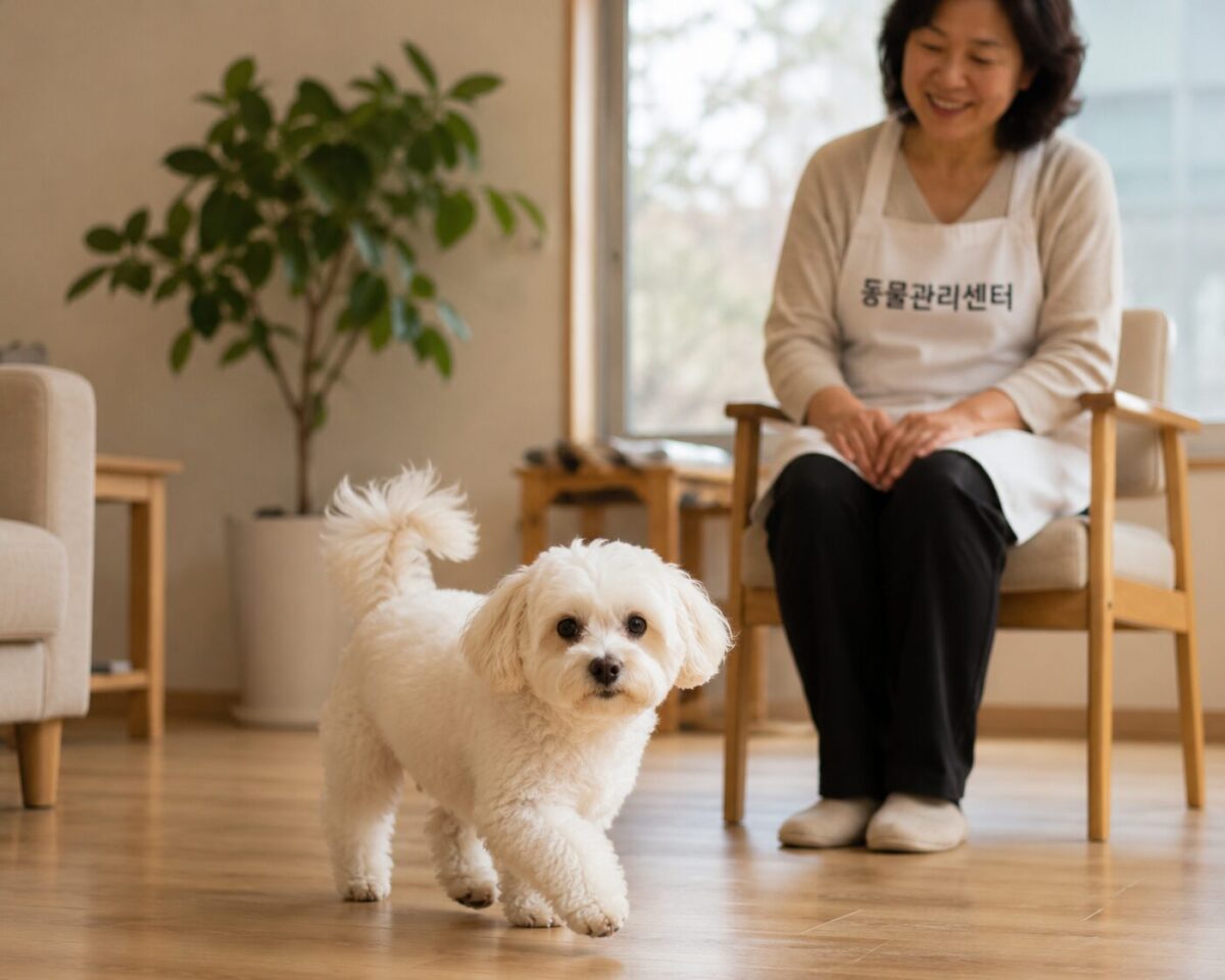 여주강아지파양 동물관리센터 하양이 보육원 생활 모습