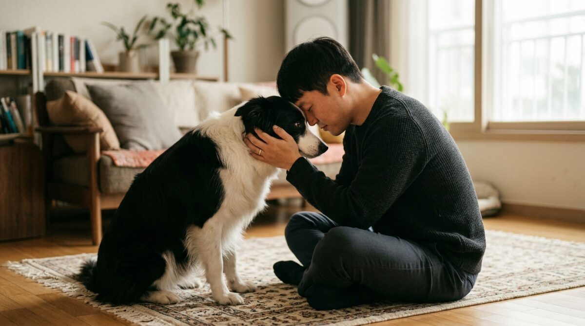 파주강아지파양 동물관리센터 보더콜리 바람이 입소