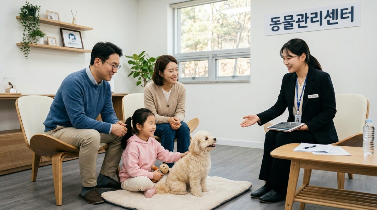 강아지파양방법 과정 중 새 가족과 만나는 말티푸