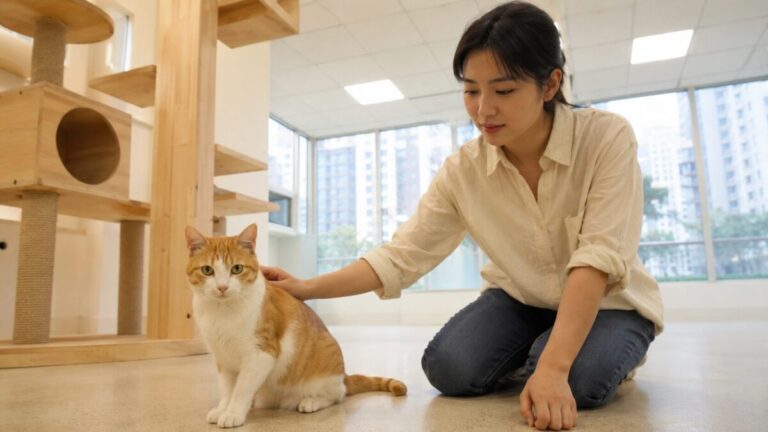 계양고양이파양 동물관리센터 고구마 새 가족 입양 기념사진