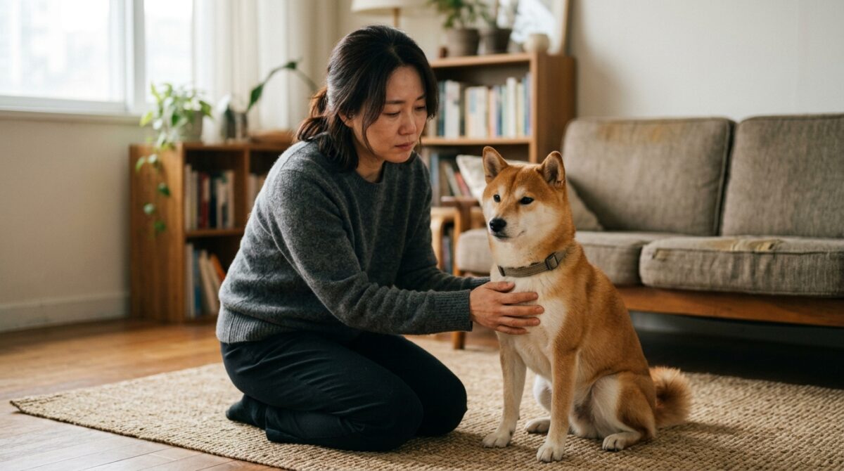 군포강아지파양 동물관리센터 시바견 단풍이 입소
