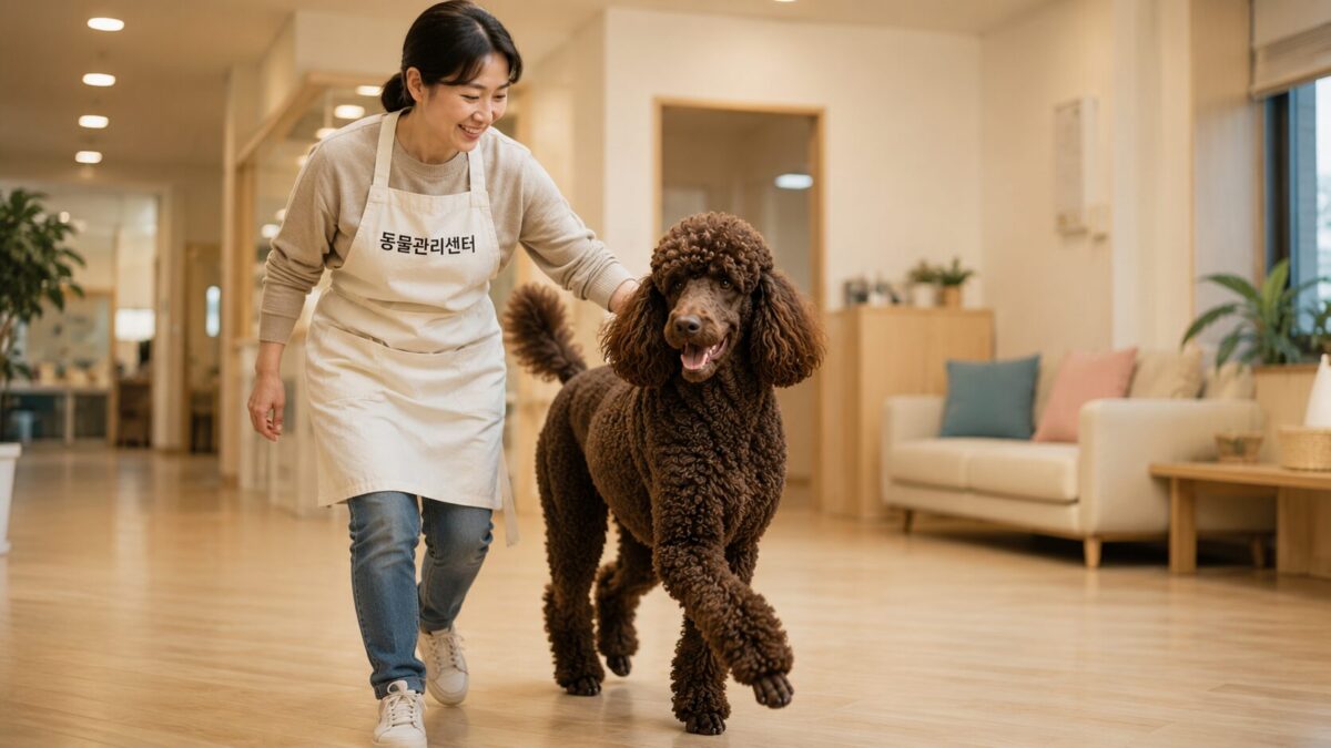 인천강아지파양 동물관리센터 철장 없는 자유로운 실내 환경 강아지