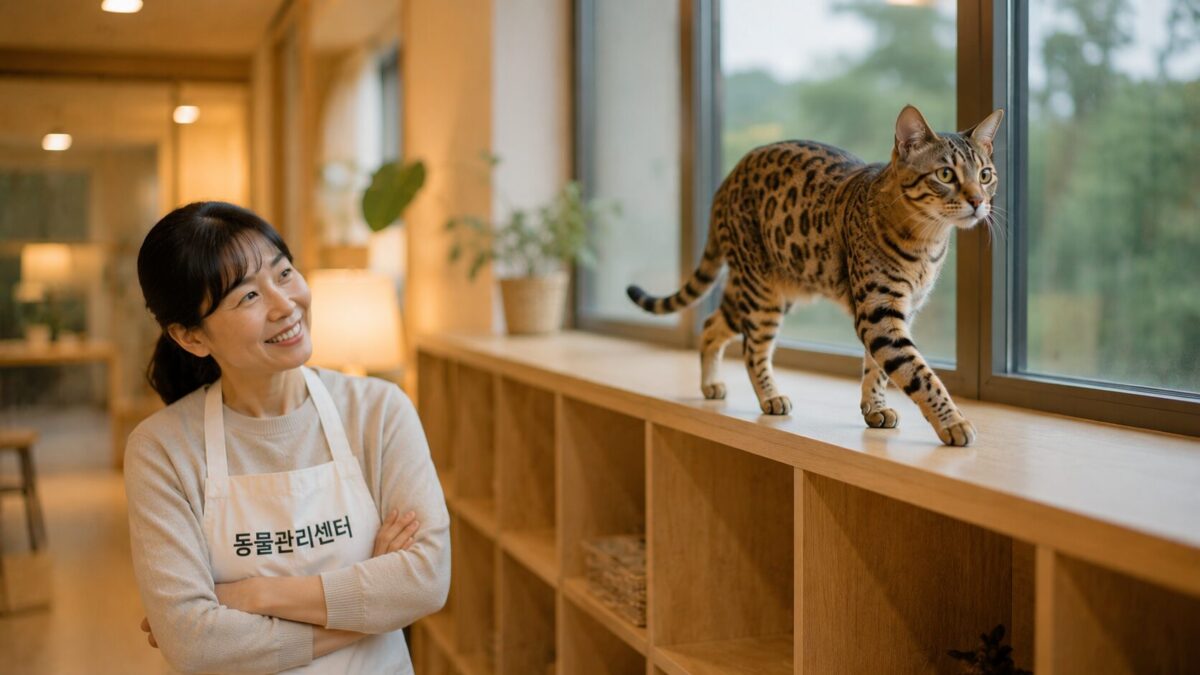 인천고양이파양 동물관리센터 철장 없는 자유로운 실내 환경 고양이