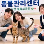 인천고양이파양 동물관리센터 호두 새 가족 입양 기념사진