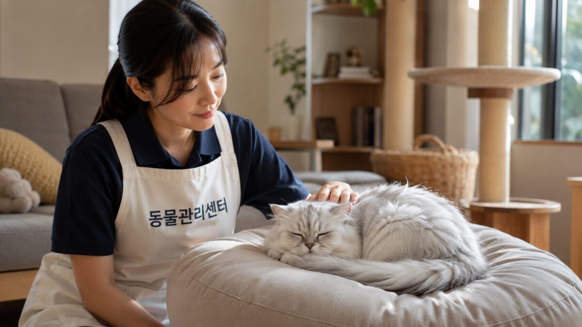 청라고양이파양 동물관리센터 철장 없는 자유로운 실내 환경 고양이