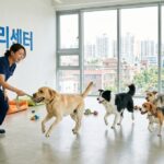 강남강아지파양 동물관리센터 강아지 자유로운 실내 생활 환경