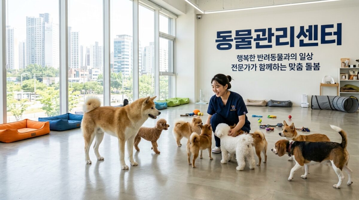 강화강아지파양 동물관리센터 강아지 자유로운 실내 생활