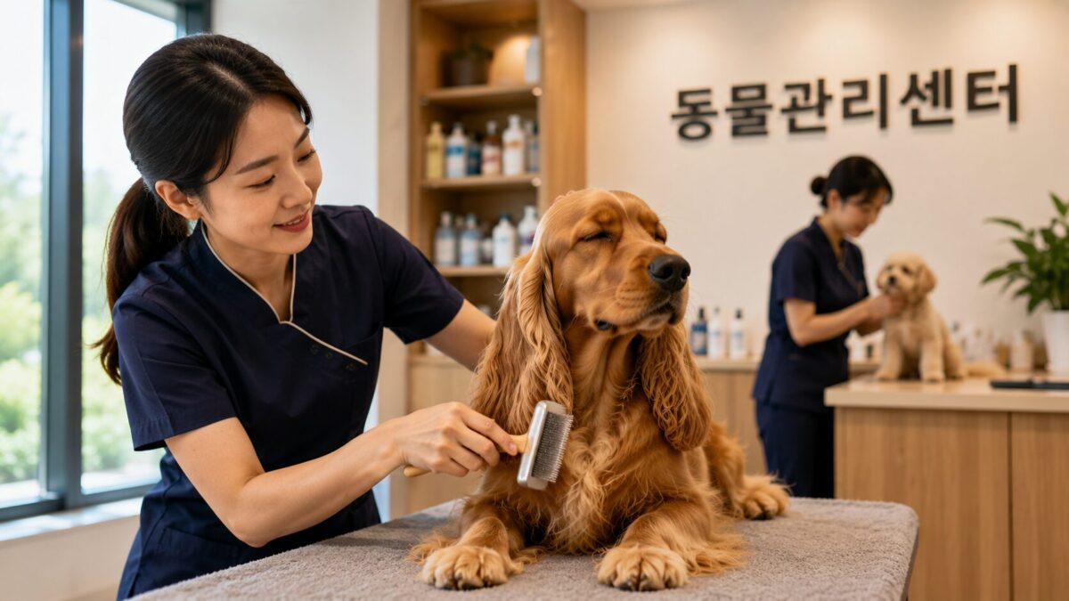서구강아지파양 동물관리센터 강아지 자유롭게 뛰는 실내 공간