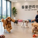 서구강아지파양 동물관리센터 넓은 실내 강아지 환경 창문