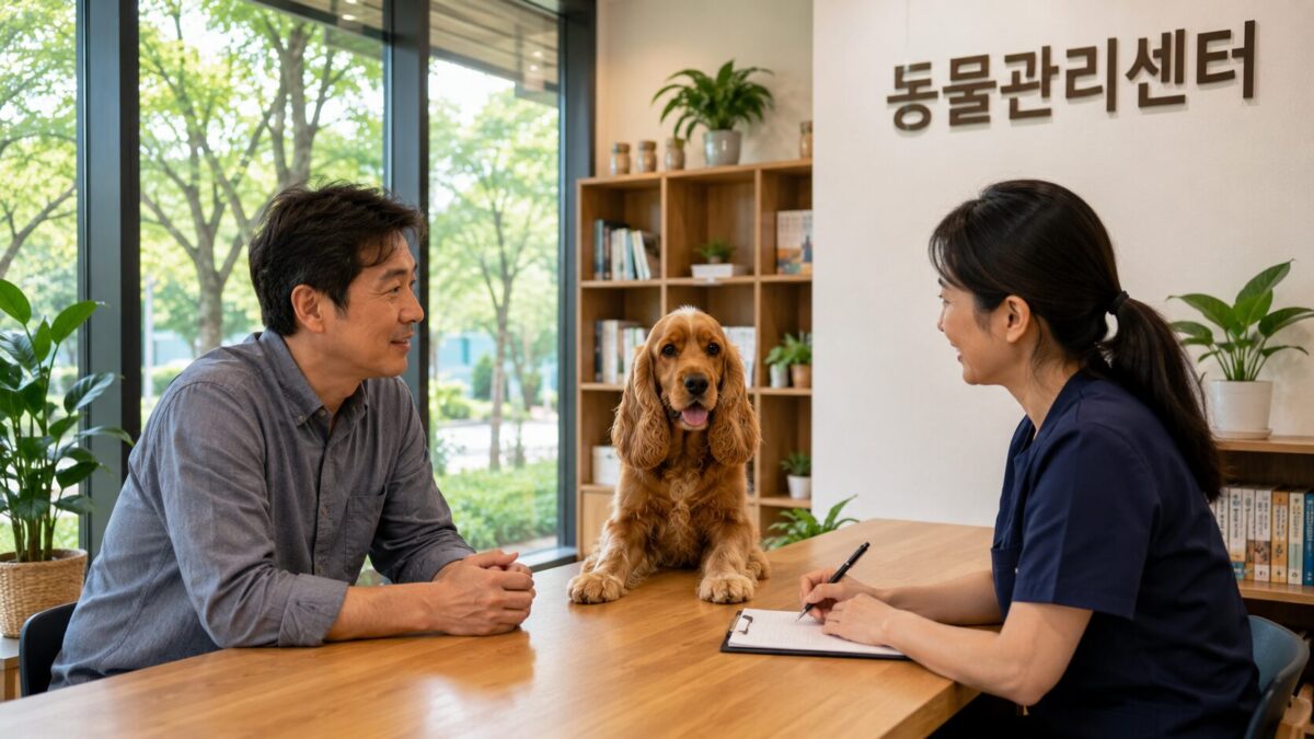 서구강아지파양 동물관리센터 코커스패니얼 해바라기 입소