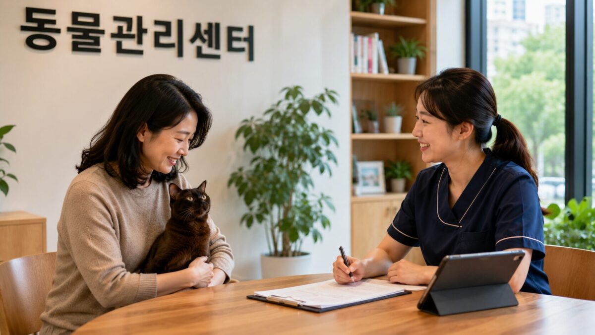 서구고양이파양 동물관리센터 보름이 새 가족 입양 상담